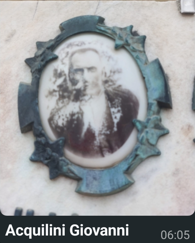 Retrato de lápide identificado como Giovanni Acquilini