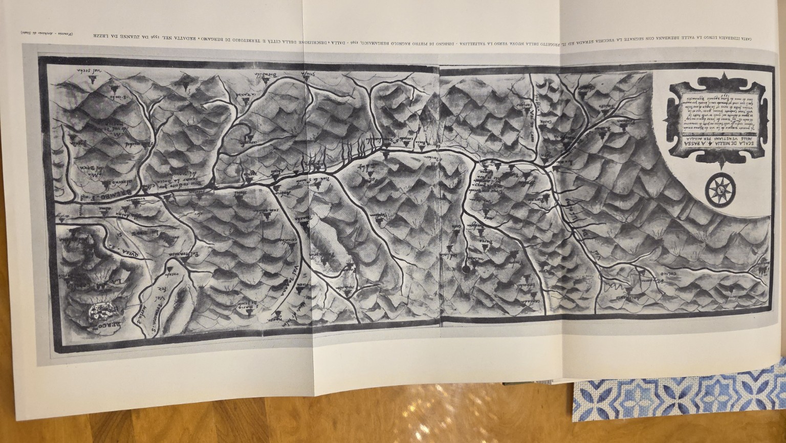 Carta itinerária da Valle Bergamasca